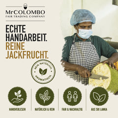 Jackfrucht Pulver aus Sri Lanka in echter Handarbeit, handverlesen und rein