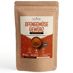 Épices Ceylan pour légumes du Sri Lanka dans le sachet papier MrCOLOMBO sur fond blanc - 100 g