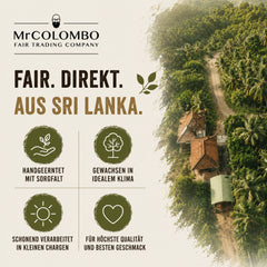 Pimienta negra molida de Sri Lanka, justa y directa de Sri Lanka, cosechada a mano