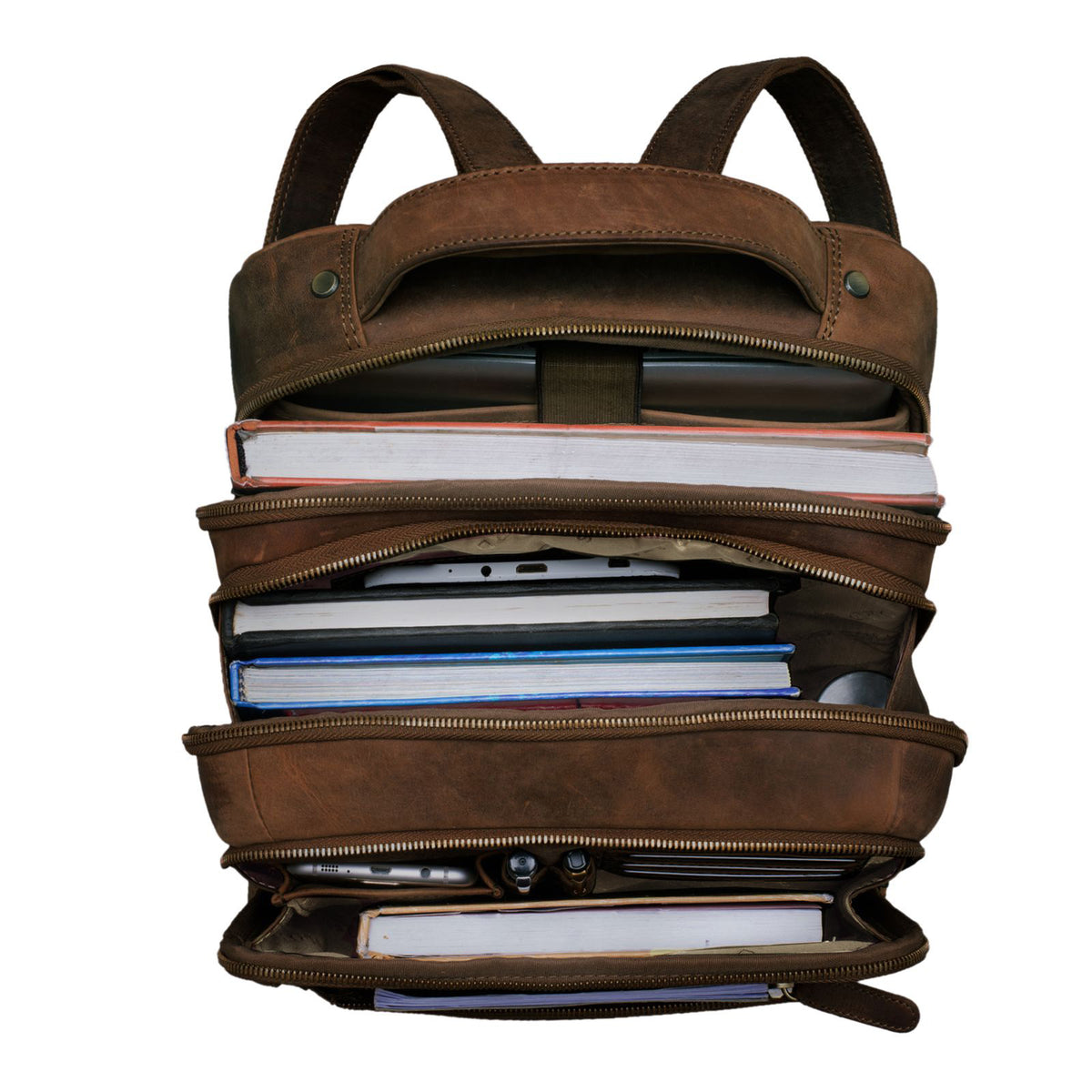 Echtleder Unisex Business Rucksack