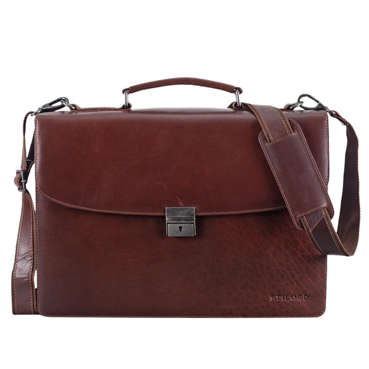 Leder Aktentasche braun