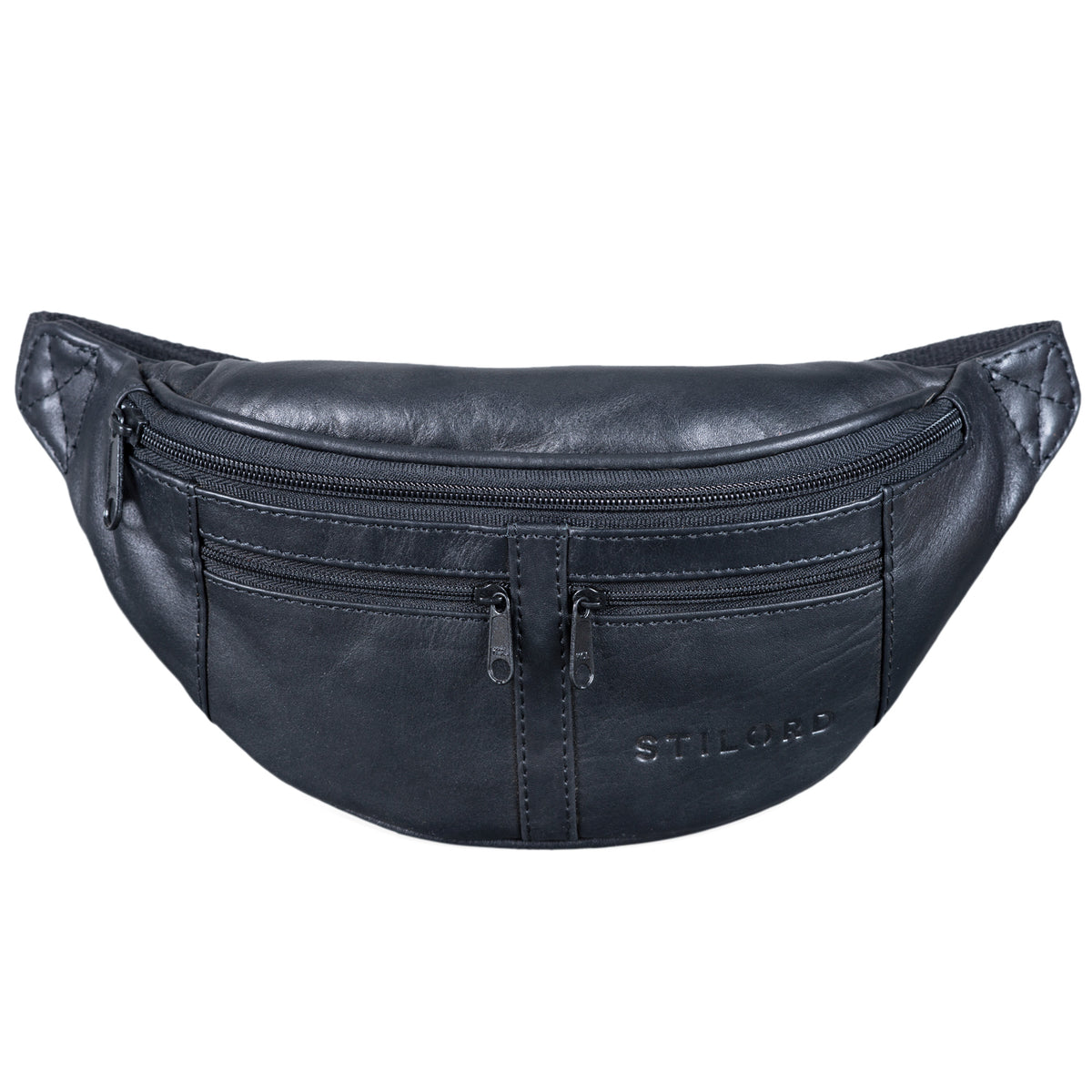 Buachtasche leder schwarz
