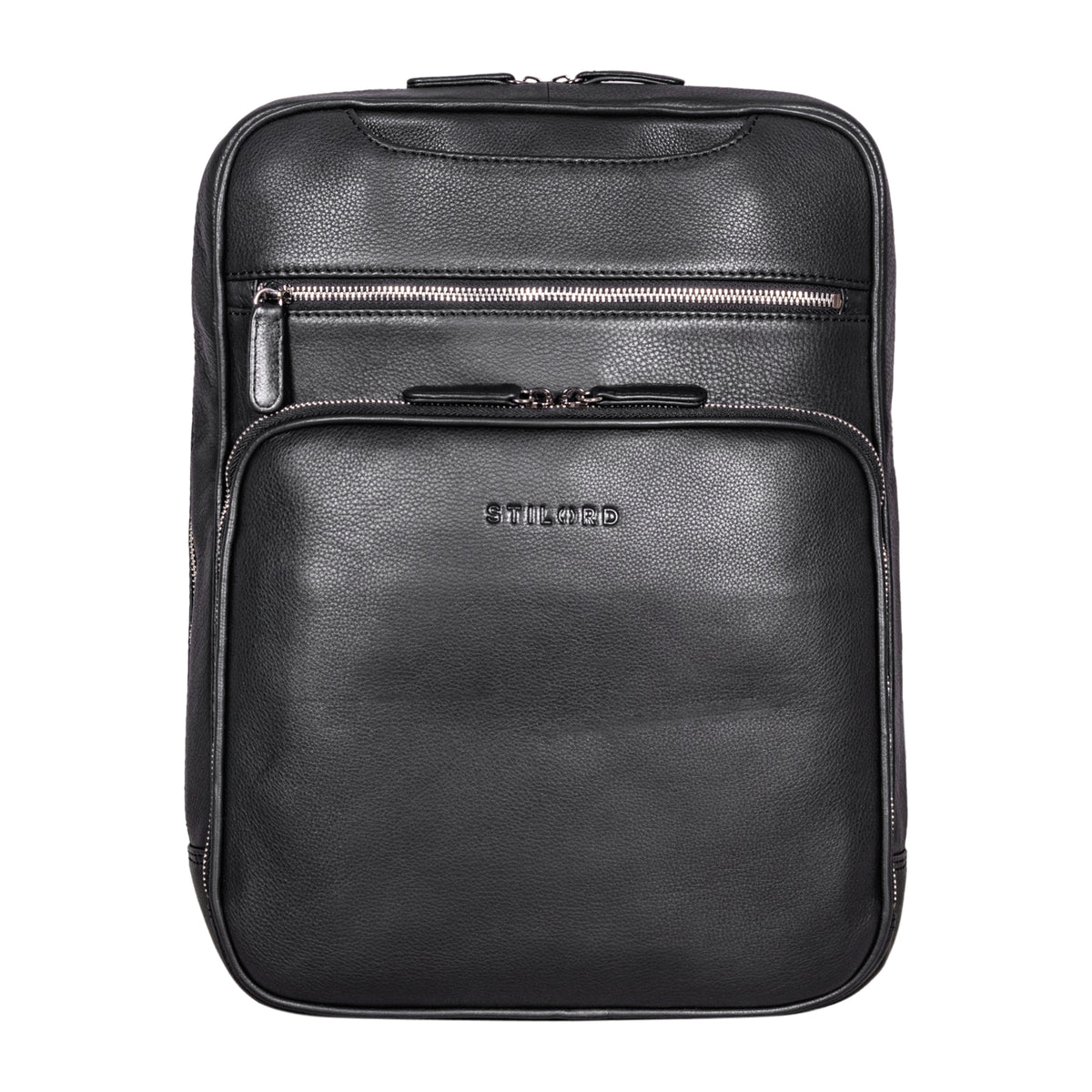 schwarzer Studentenrucksack groß
