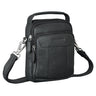 "Nomad" Men's Leather Crossbody Bag Small