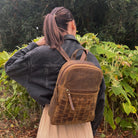 Damen Echtleder Rucksack