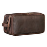 "Barlow" Genuine Leather Toiletry Bag Men Women Large